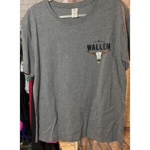 Morgan Wallen Longhorn T-Shirt Grey Men’s Xl